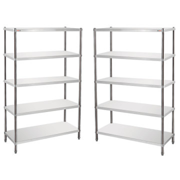 Assembly Heavy Duty 316 Corner 5 Tier Stainless Steel Kitchen Storage Rack