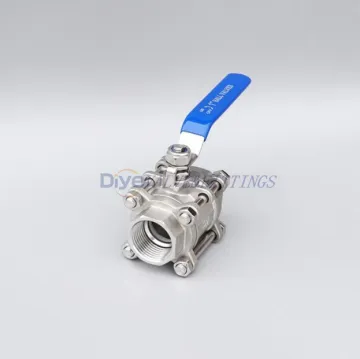Stainless Steel 3 Piece Ball Valve BSPP