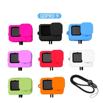 Silicone Protective Case and Lens Cover for GoPro 9 Action Camera Accessories