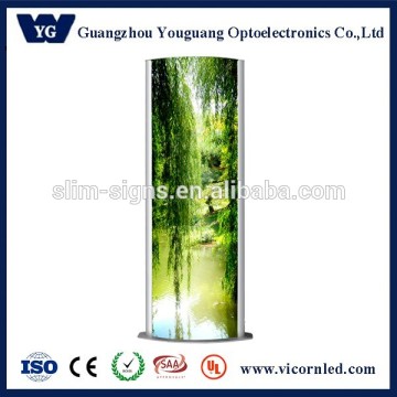 Standing Double sided Biconvex Light box for advertising