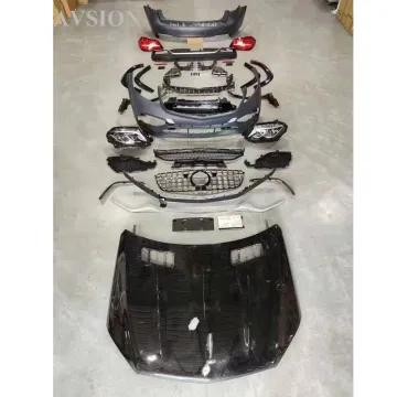 Mercedes Benz GL-Class X166 AMG Front and Rear Body Kit with Bumpers and Headlights Upgrade
