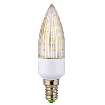 C30-30-SMD-WW-CLEAR LED candle bulb