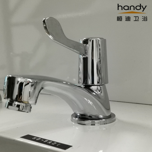Chrome plated brass sink Basin Cold Tap