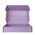 Boîte-cadeau en carton ondulé personnalisé violet