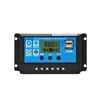 10A-60A PWM Solar Charge Controller for 12V/24V Systems with 5V Output