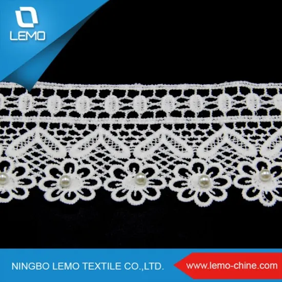 New Style Pearl Lace Trim Secrets in Lace , Nigerian Cord Lace