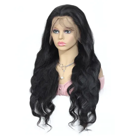 Full Customize Lace Wig Vendor Mink Brazilian Hair Virgin Cuticle Aligned 360 Lace Body Wave Human Hair 360 Lace Frontal Wig