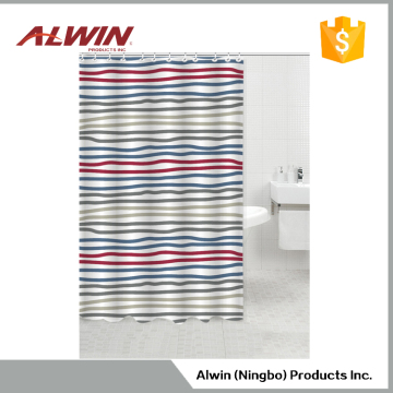 Polyester hotel printing shower curtain 9058-2