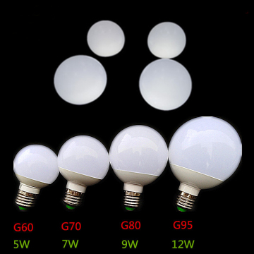 Lohas Cool White G60 LED ampul E27 Küre Lambası - 3W/5W LED ampulü iç mekan kullanımı için