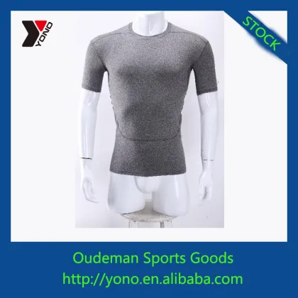 YONO armour heat gear compression shirt cool- dry gym
