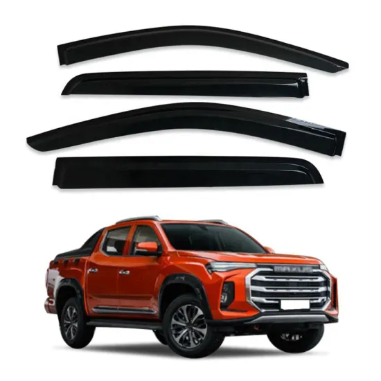 High Quality Retractable Waterproof Window Visor Deflector for Maxus LDV T90 2021-2022