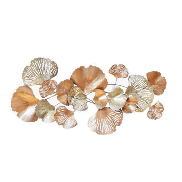 Hollow Gold Luxury Metal Wall Hanging for Living Room