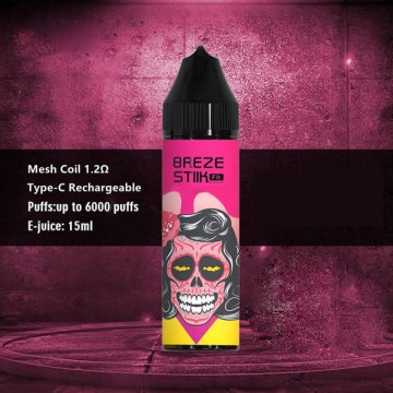 Breze Stiik Fit Disposable Vape Ejuice Bottle Disposable