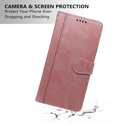 Leather Mobile Back Cover Magnetic Folio Flip Case for Honor Phones
