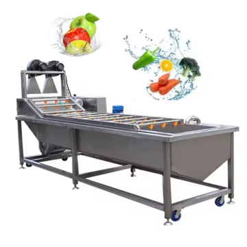 Automatic Rotary Ozone Water Bubble Washing Machine for Fruits and Vegetables