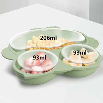 High Quality Food Grade Silicone Owl Tableware Set - 7 Piece Baby Feeding Set