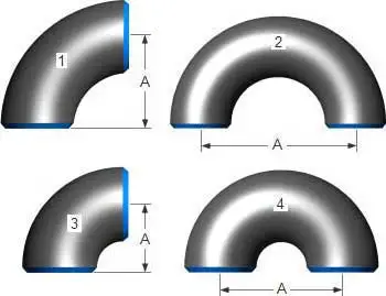 1.25 Sch 40 45 Long Radius Steel Elbow