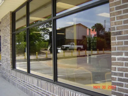 Architectural Reflective Coated Glass, Building Windows Safety Tempered Glass With Polish Edge