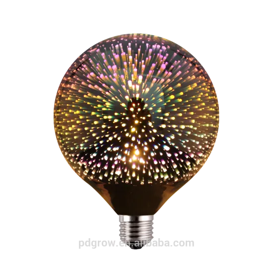 amazing light AC85-265V 3.5W Fireworks G95/G30 3D LED Bulb hot selling 2018