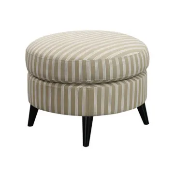 Brown Stripe KD Fabric Leisure Living Room Stool