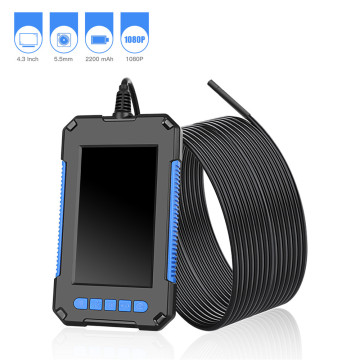 2/5/10m Industrial Endoscope Camera 1080P HD 4.3"IPS Screen Pipe Drain Sewer Duct Inspection Camera IP67 Snake Camera WIth 6 LED