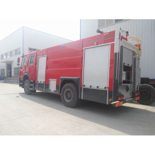 Camion d&#39;incendie de sauvetage d&#39;urgence 6T pour mousse de mousse d&#39;eau