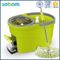 New Magic Spin Mop Bucket Dengan Foot Pedal