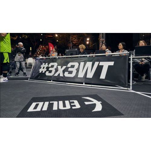 FIBA 3x3 Aprovação 3 em 3 piso de basquete