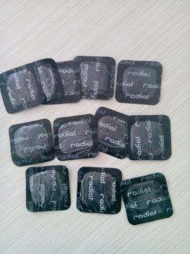 60mm Radial Tire Repair Square Patch Assortment SMALL MEDIUM LARGE