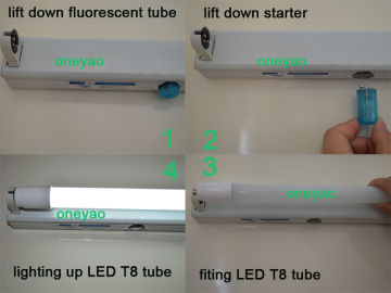 360 degree T8 0.6M T8 glass tube 1.2M LED tube T8 LED tube magnetic ballast compatible