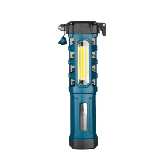 Emergency Vehicle Lights: Multifunctional LED Working Lights, Powered by Dry Battery, Includes Safety Hammer