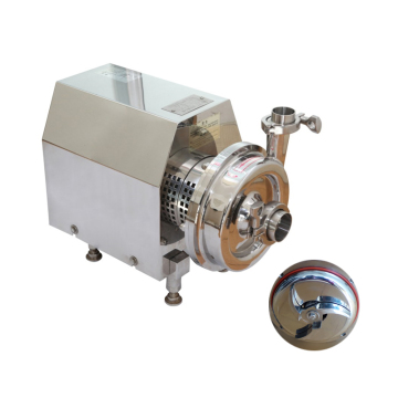 Industrial Electric Plunger Centrifugal Pump for Sanitary Milk Processing in Food Grade Stainless Steel