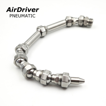 SS304 Flexible High-Pressure Stainless Steel Coolant Hose for Machinery Lathe Cooling