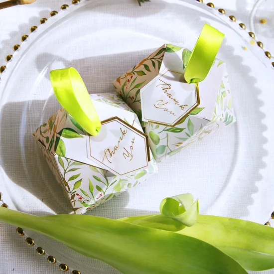 Green Malaysia cute candy packaging box