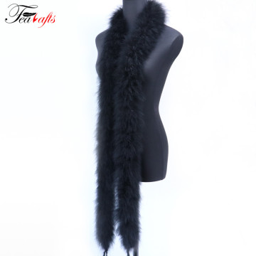 50G White Turkey Feather Boa: Perfect for Carnival, Festivals, Weddings, and Home Parties - Enhance Your Decor with Thick and Fluffy Marabou Feathers