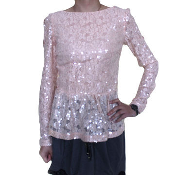 Pink sequin justaucorps, fashion