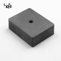 Irregular ferrite magnet composition