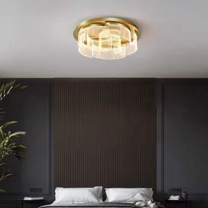 Modern White Bedroom LED Ceiling Chandeliers