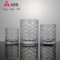 ATO Votive Candle Have Wave Print Glass Bandleder