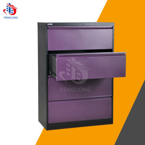 modern office steel furniture metal 4 drawer lateral filing cabinet standard dimensions