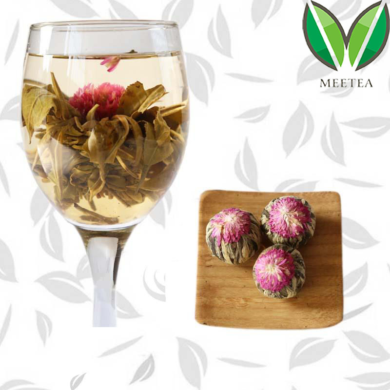 M002 Golden Flower Blossoming Blooming Flower Tea