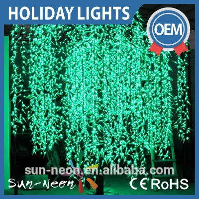 2016 Outdoor Artificial Led Lighted Willow Tree