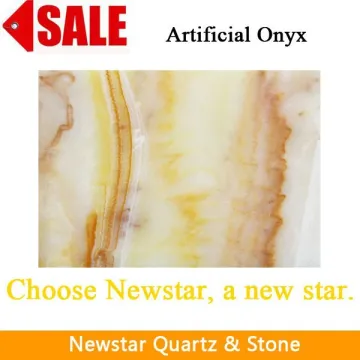 Newstar 300x600 river yellow faux onyx panel