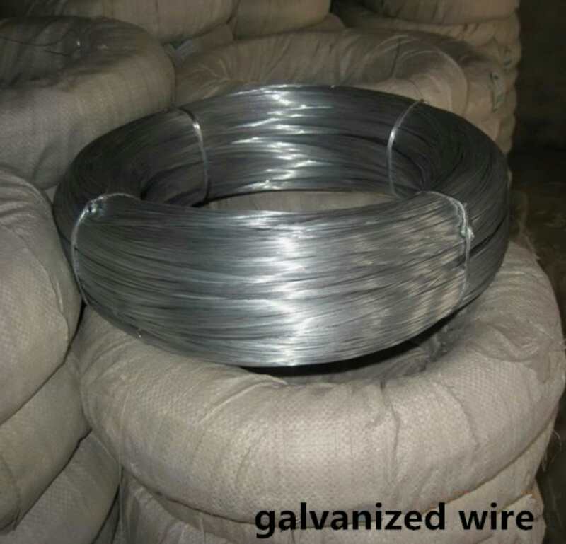 BWG18 χαμηλής τιμής Electro Galvanized Iron Wire για καλάθι Sundries