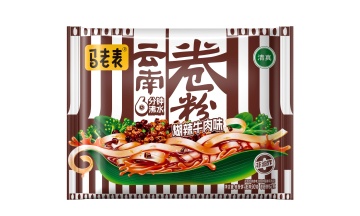 Burnt Spicy Beef Flavor Rice Noodles Rolls