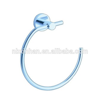 Fashionable stylish bathroom accessories wall fitting solid brass towel ring