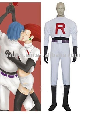 Pokemon Team Rocket James Cosplay Costume