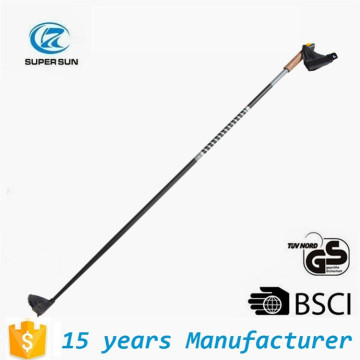 Cork grip Non-slip cross country ski pole with fast release padded glove
