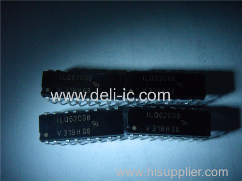 Ilq620gb - Optocoupler, Phototransistor Output, Ac Input (dual, Quad Channel) - Vishay Siliconix 
