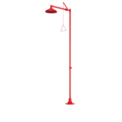 Laboratory Emergency shower red